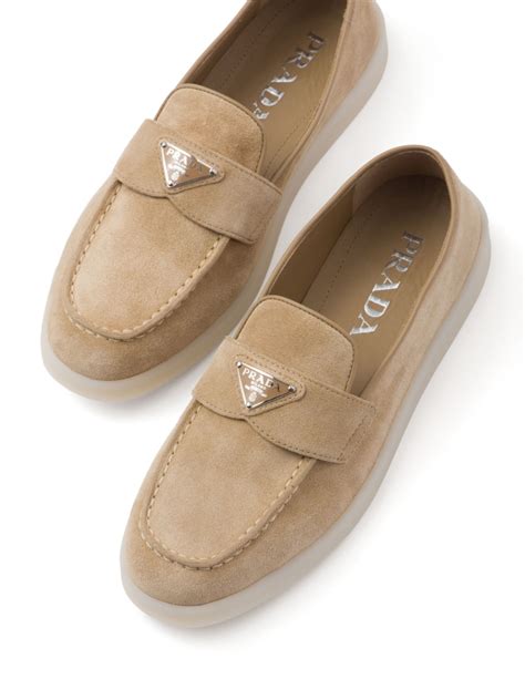 prada loafers cheap|prada suede loafer booties.